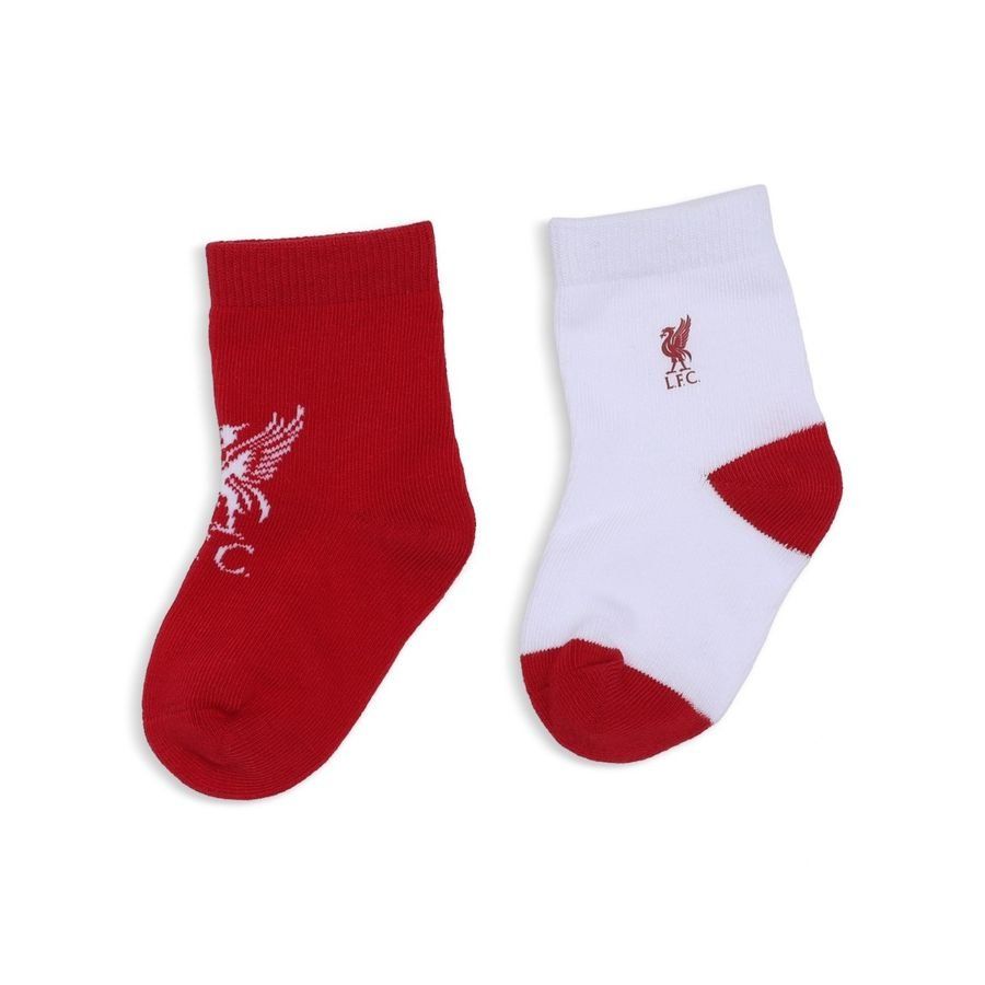 Liverpool Socks Liverbird 2-Pack - Red/White Kids-SoccerKits Hub | Buy Soccer Jerseys Online